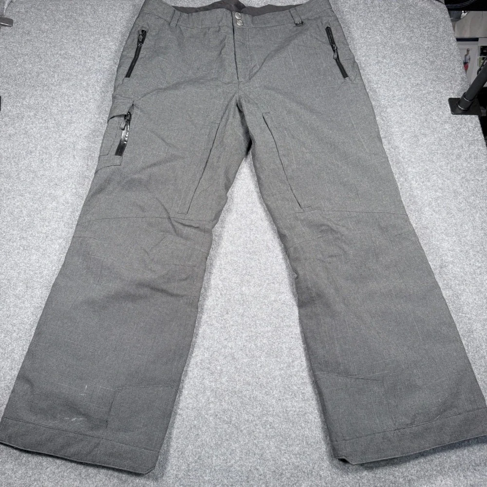 Boulder Gear Mens XL Gray Waterproof Insulated Ski Snowboard Cargo Pants 2573R